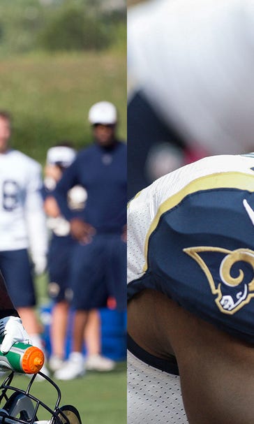 Rams WR Britt: He's a player and mentor, and he has a new lease on life